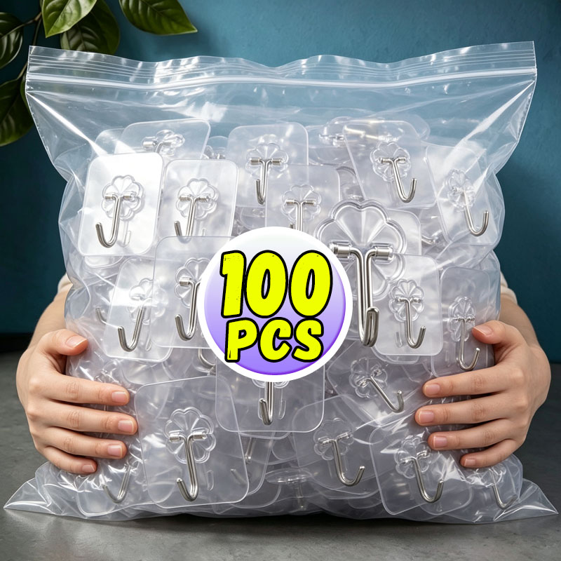 Door Stopper Heavy - Strong Self Adhesive Hooks Heavy Duty