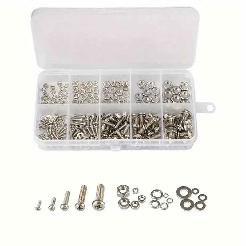 320PCS Hex Nuts & Bolts Set M2 - Universal Furniture Hardware review and price