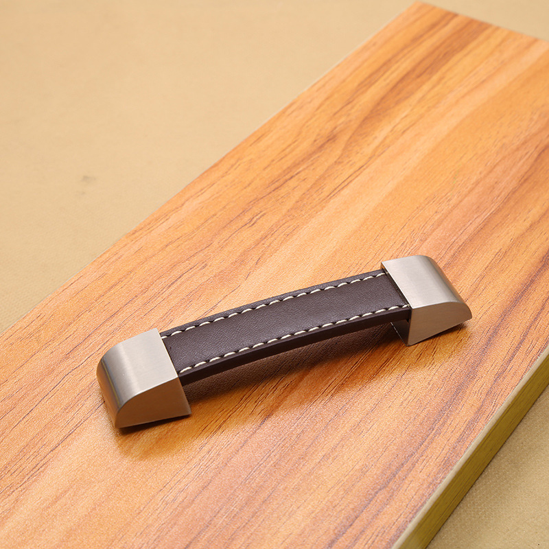 Modern High-grade Leather Hand - Vintage Furniture Hardware Pulls review and price