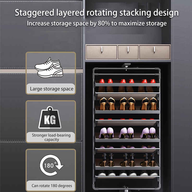Rotating Shoe Rack 360-Degree  - Furniture Rotating Hardware review and price