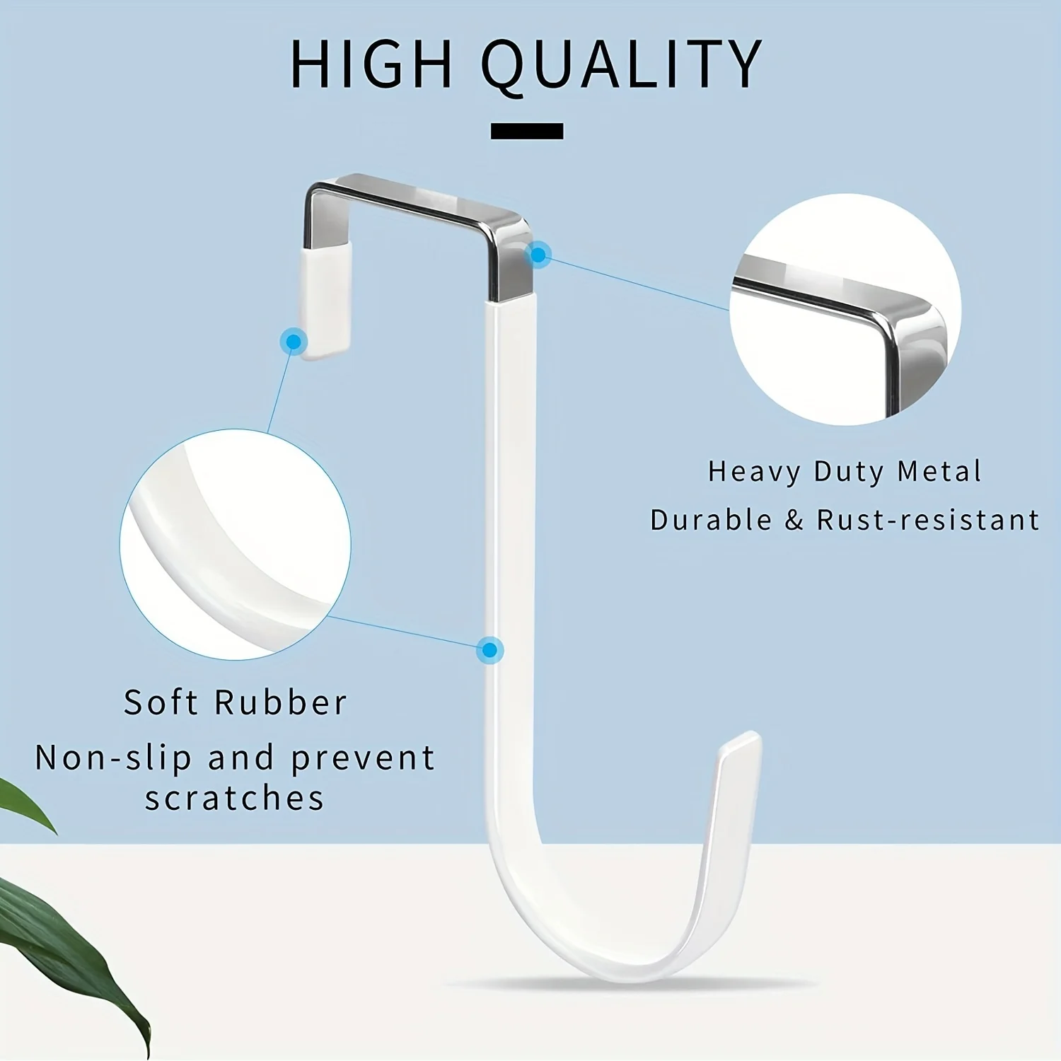 4pcs Door Hangers Hooks With R - Door Stopper Heavy review and price