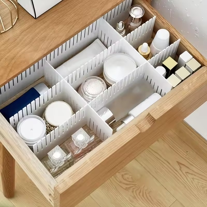 4/8/12PCS Adjustable Drawer Di - Drawer Organizer Peg review and price