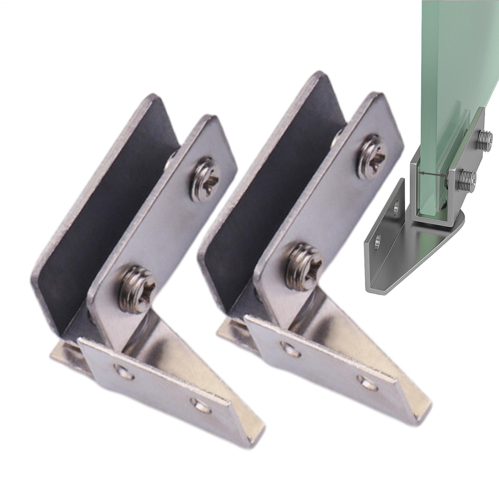 2pcs Non-Perforated Glass Door - Furniture Rotating Hardware review and price