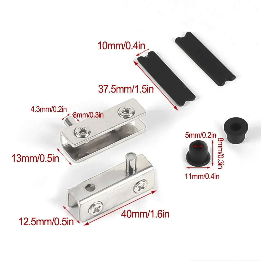 2Pcs Glass Pivot Hinge Rotatio - Furniture Rotating Hardware review and price