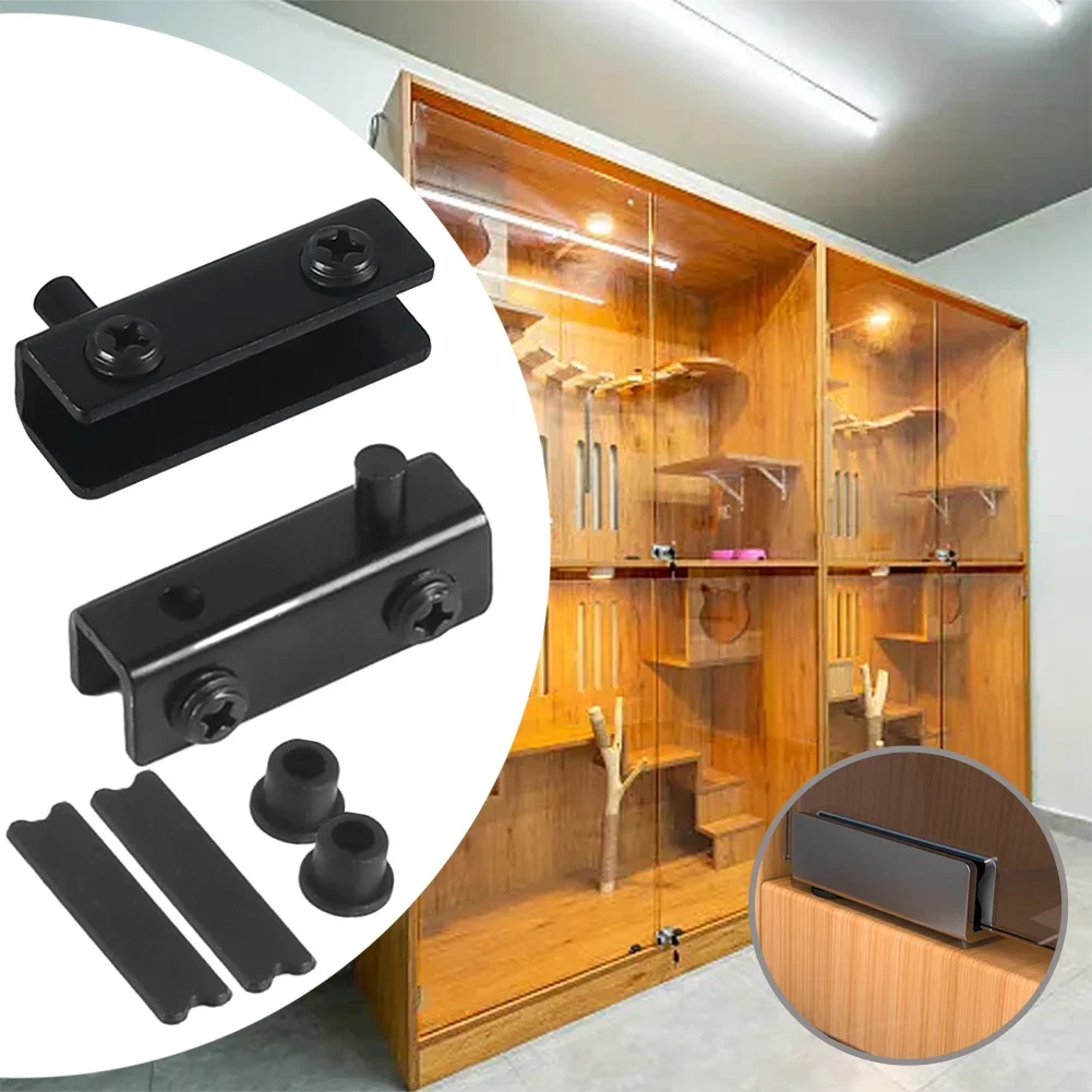 2Pcs Glass Pivot Hinge Rotatio - Furniture Rotating Hardware review and price