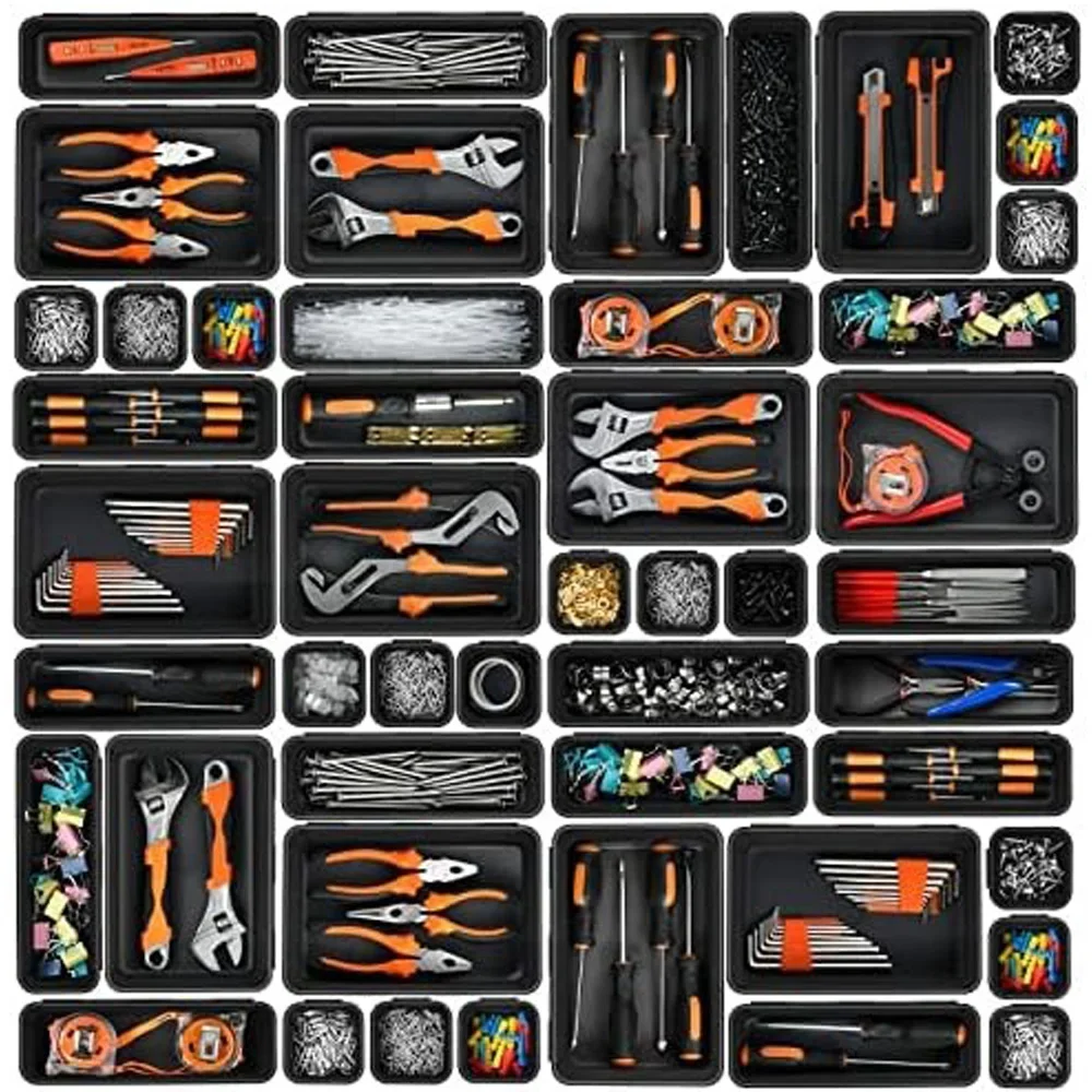 32PCS Desk Drawer Organizers 3 - Drawer Organizer Peg review and price