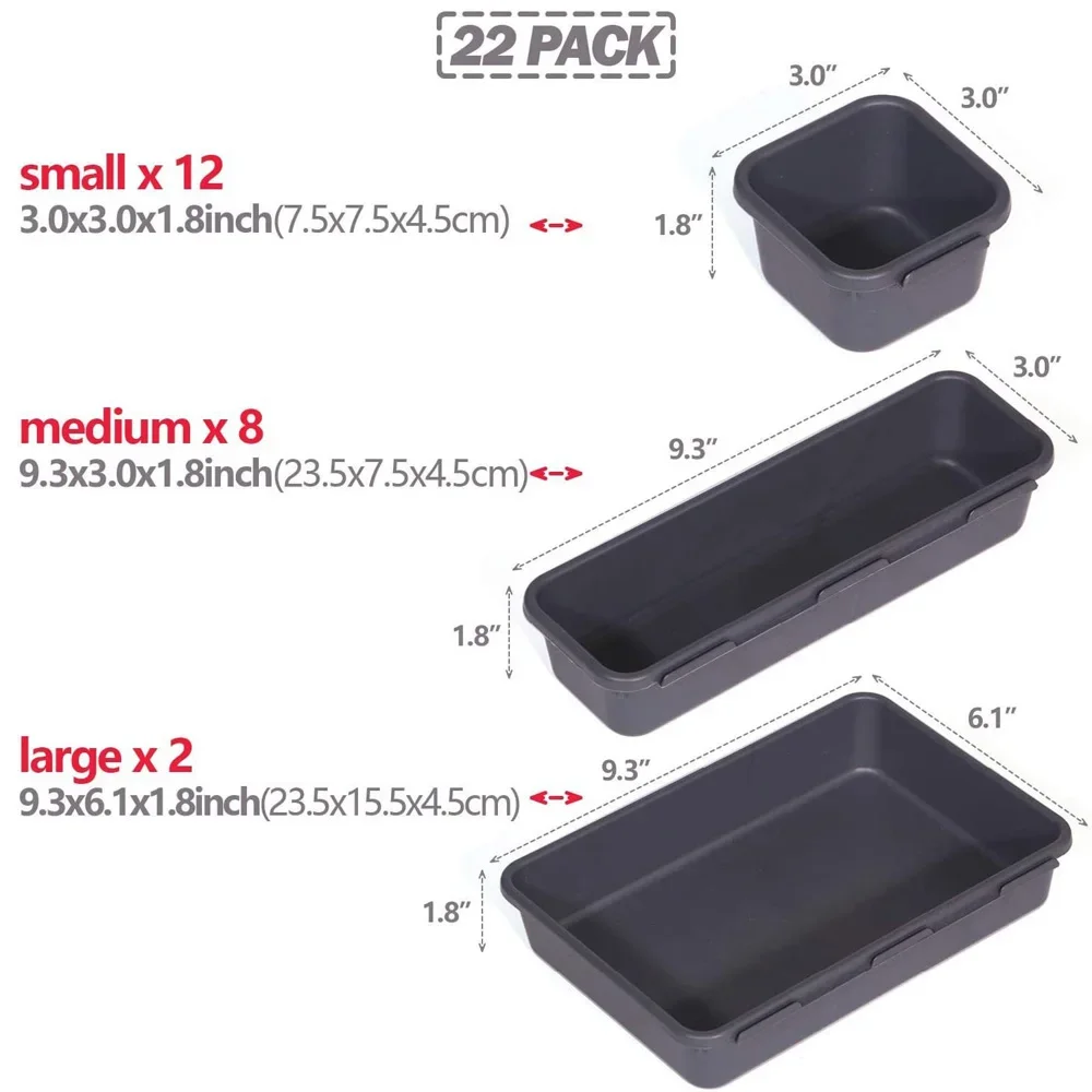 32PCS Desk Drawer Organizers 3 - Drawer Organizer Peg review and price