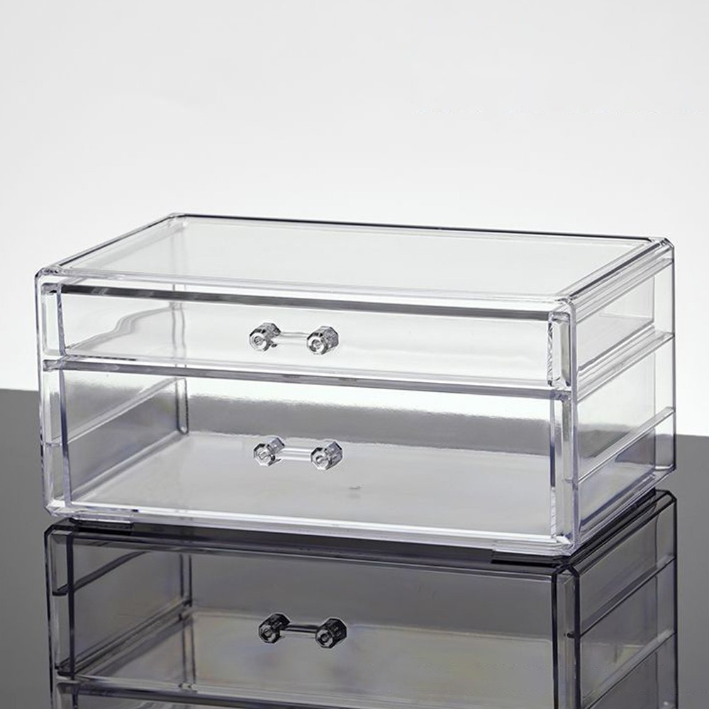 Transparent Makeup Storage Box - Drawer Organizer Peg review and price