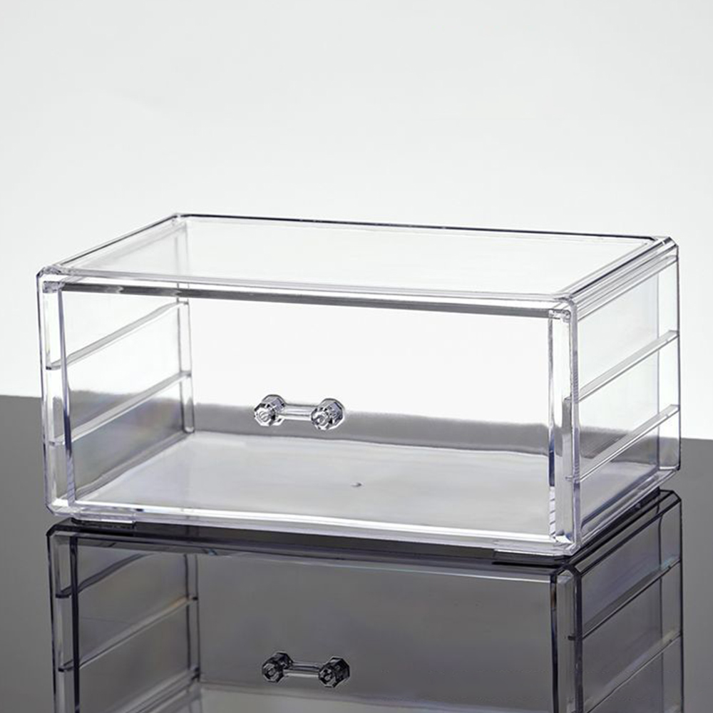 Transparent Makeup Storage Box - Drawer Organizer Peg review and price